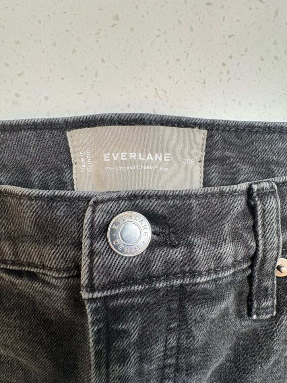 Everlane The Original Cheeky Jean Washed Charcoal Size 30R
